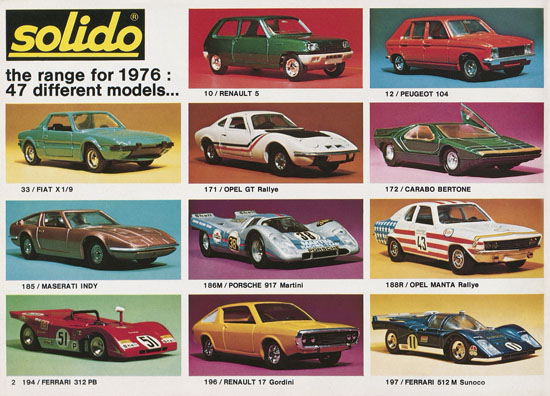 Seite 2 Solido catalog 1976