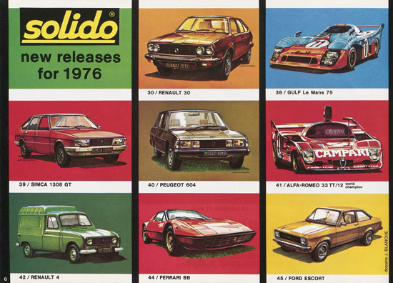 Solido catalog 1976