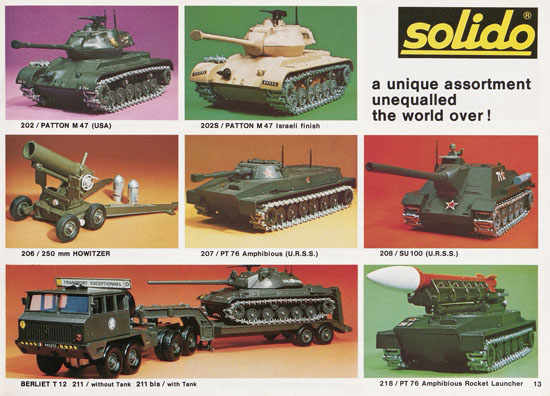 Seite 13 Solido catalog 1976