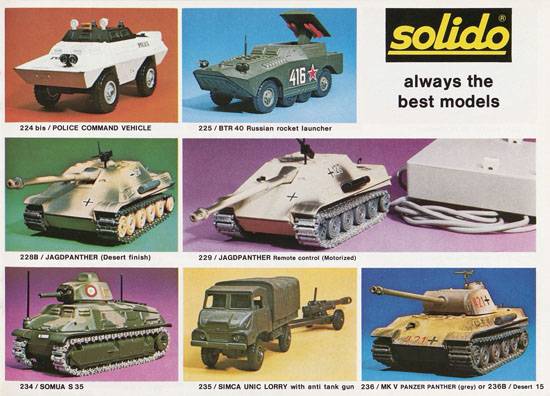 Solido catalog 1976