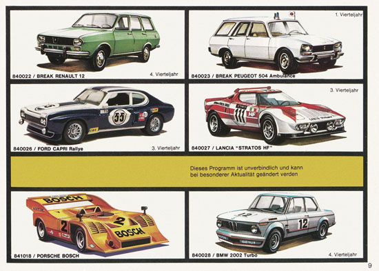 Solido Katalog 1974
