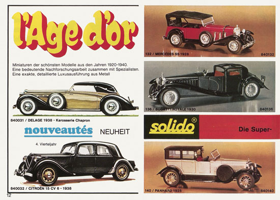 Solido Katalog 1974