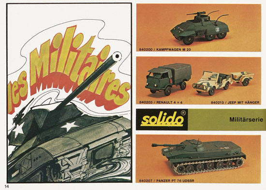 Solido Katalog 1974