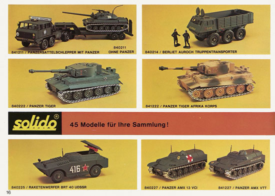 Solido Katalog 1974