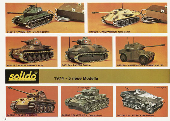 Solido Katalog 1974