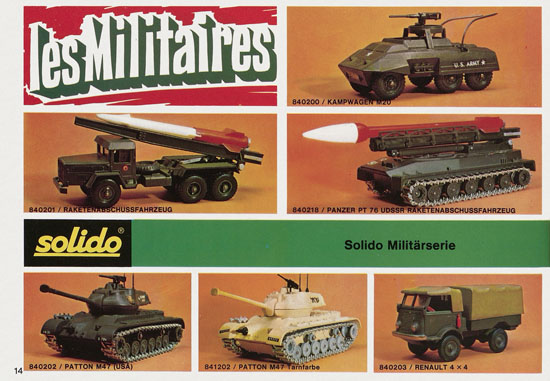 Solido Katalog 1975