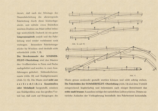 Sommerfeldt Oberleitungen Katalog 1951-1952