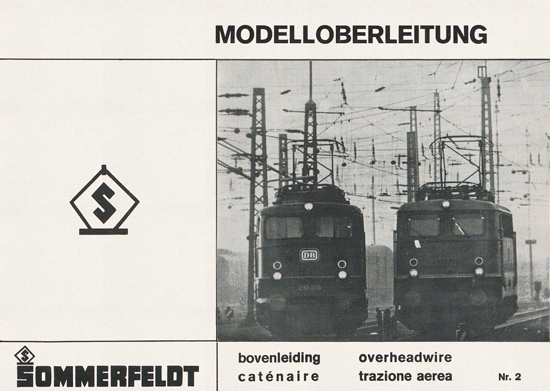 Sommerfeldt Modelloberleitung um 1965