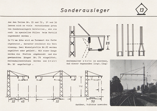 Sommerfeldt Modelloberleitung um 1965