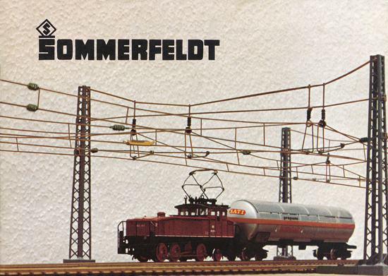 Sommerfeldt Anleitungsheft für Oberleitungen 1975