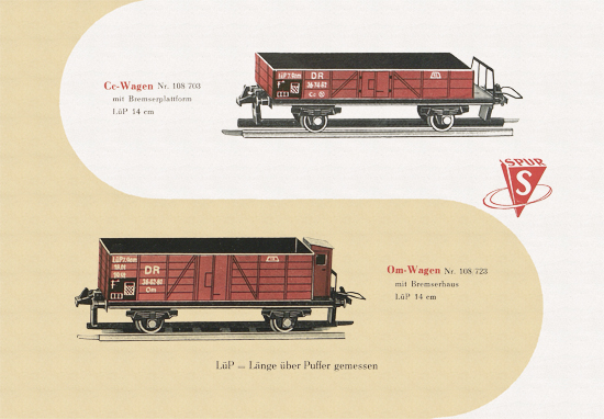 Stadtilmer Bahnen Spur S Katalog 1959