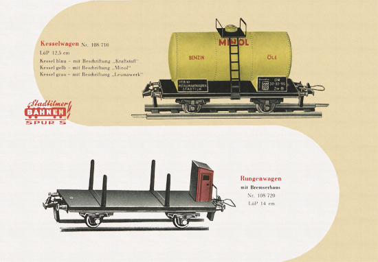 Stadtilmer Bahnen Spur S Katalog 1959