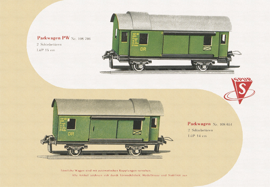 Stadtilmer Bahnen Spur S Katalog 1959