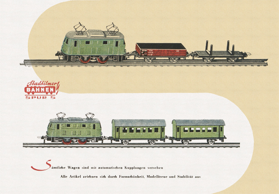 Stadtilmer Bahnen Spur S Katalog 1959