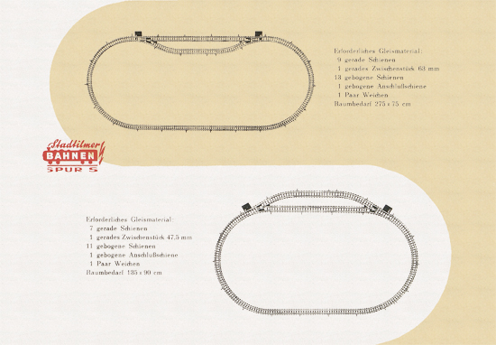 Stadtilmer Bahnen Spur S Katalog 1959