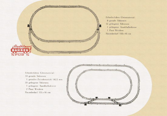 Stadtilmer Bahnen Spur S Katalog 1959