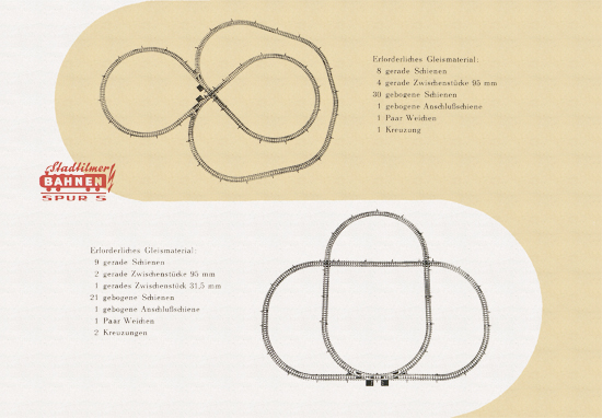 Stadtilmer Bahnen Spur S Katalog 1959