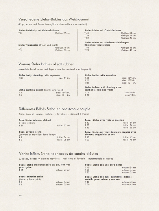 Steha Katalog 1958