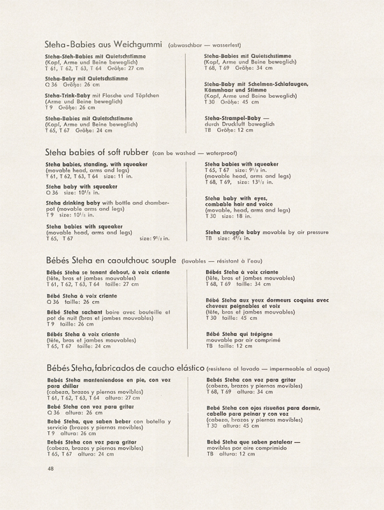 Steha Katalog 1958