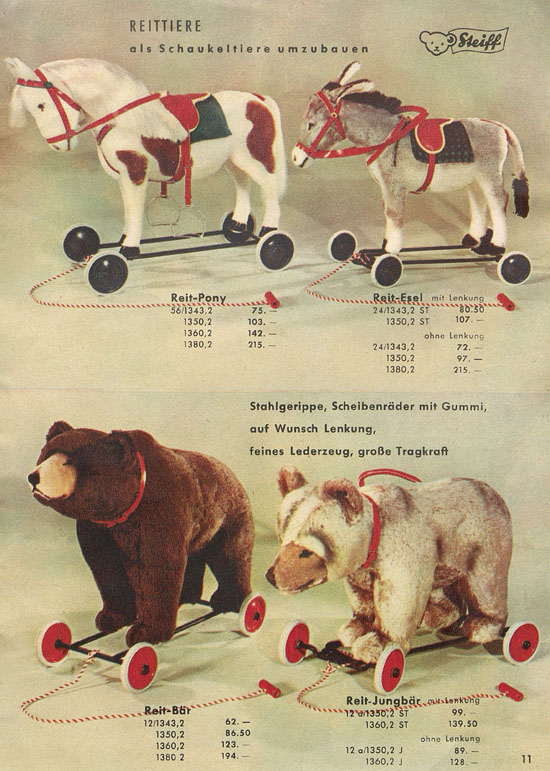 Seite 11 Margarete Steiff Katalog 1953