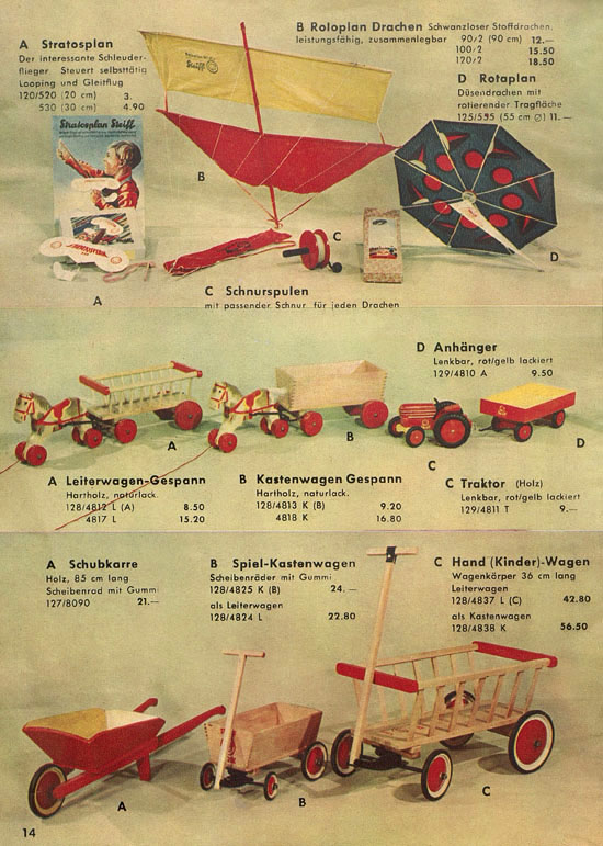 Seite 14 Margarete Steiff Katalog 1953