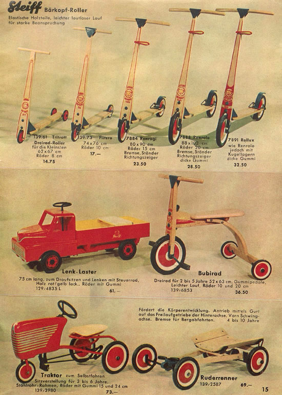 Seite 15 Margarete Steiff Katalog 1953