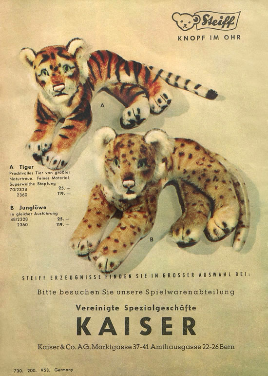 Seite 16 Margarete Steiff Katalog 1953