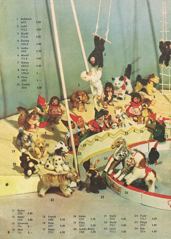 Seite 8 Margarete Steiff Katalog 1954
