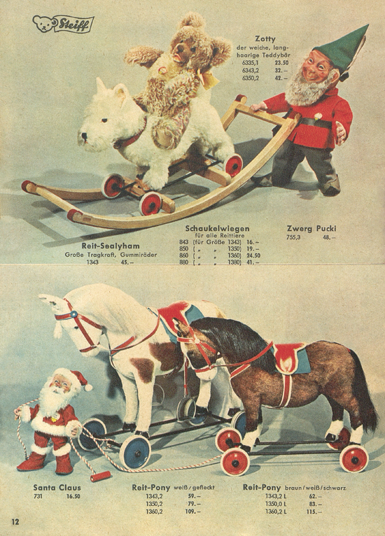 Seite 12 Margarete Steiff Katalog 1954