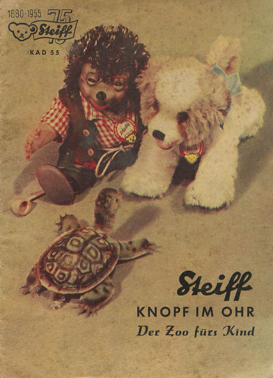 Seite 1 Steiff Der Zoo fürs Kind KAD 55 Katalog 1955