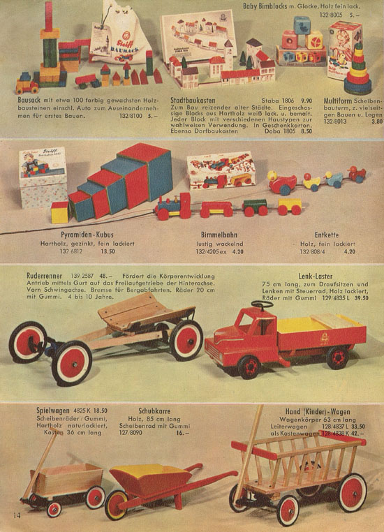 Seite 14 Steiff Der Zoo fürs Kind KAD 55 Katalog 1955