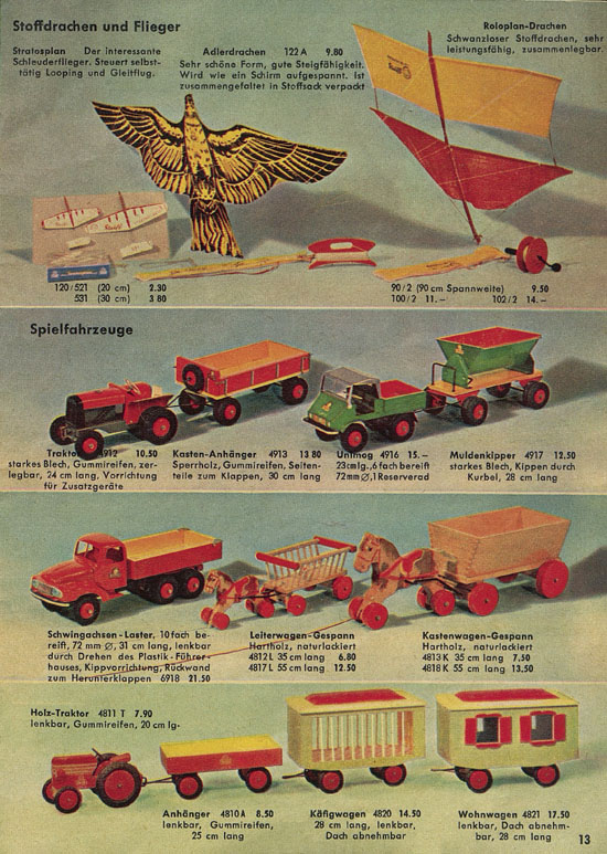 Seite 13 Steiff Der Zoo fürs Kind Katalog 1957