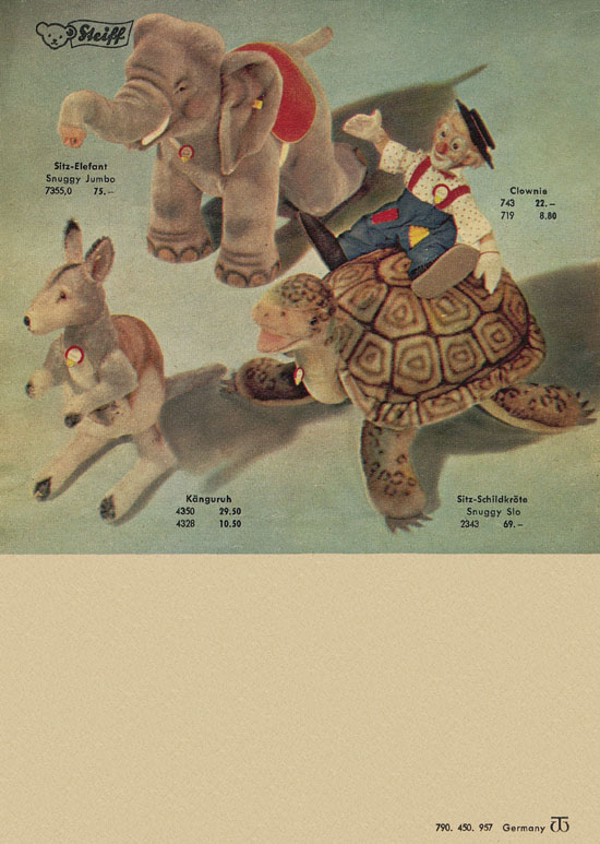 Seite 16 Steiff Der Zoo fürs Kind Katalog 1957