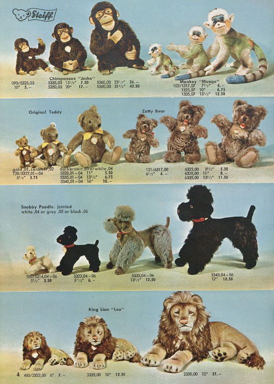 Seite 4 Margarete Steiff Katalog 1959