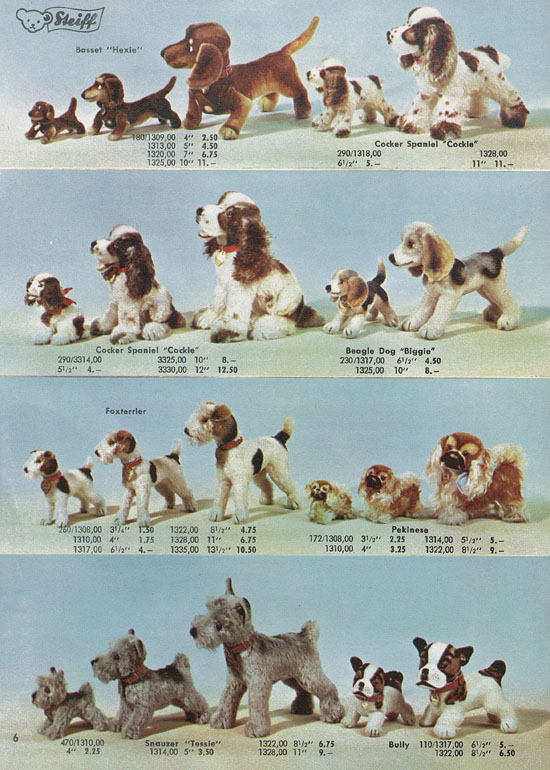 Seite 6 Margarete Steiff Katalog 1959