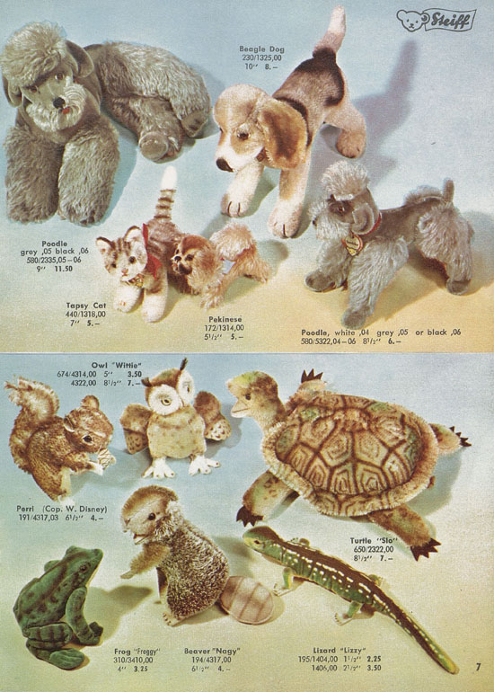 Seite 7 Margarete Steiff Katalog 1959