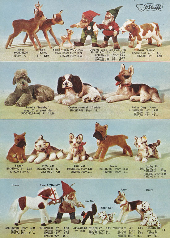 Seite 11 Margarete Steiff Katalog 1959
