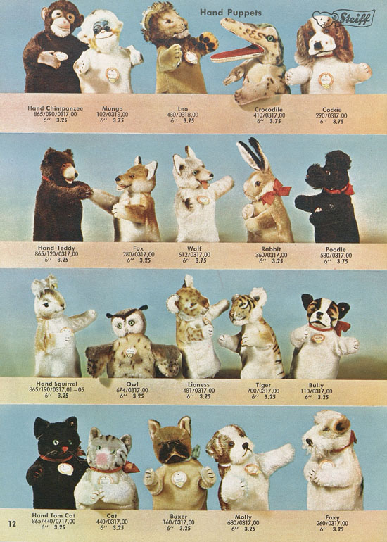 Seite 12 Margarete Steiff Katalog 1959