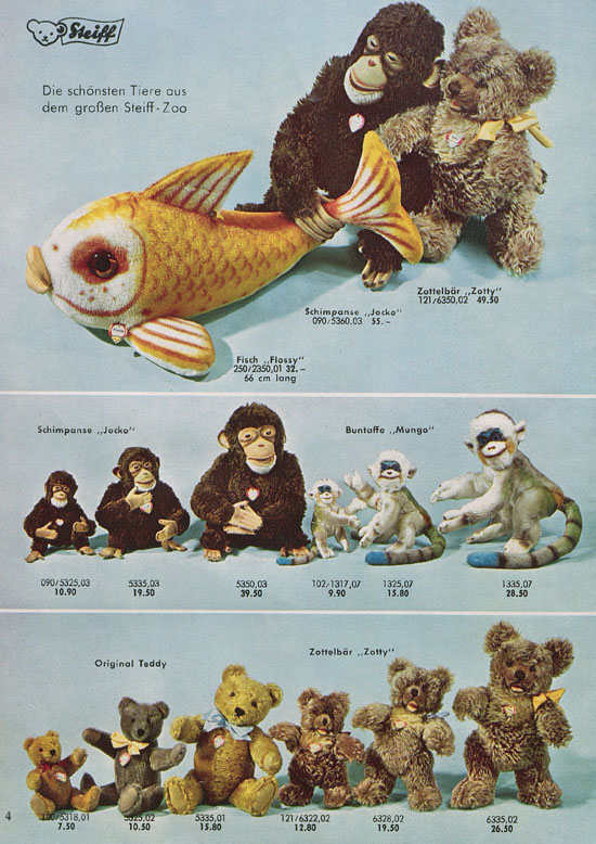 Seite 4 Margarete Steiff Katalog 1961