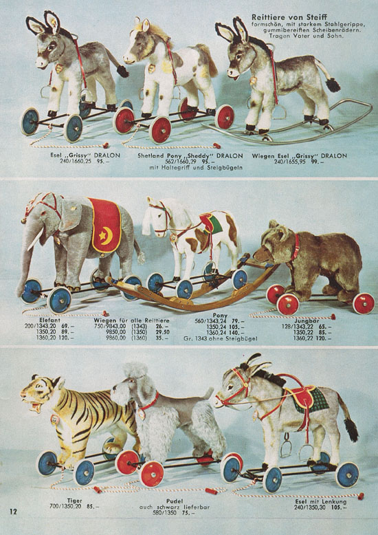 Seite 12 Margarete Steiff Katalog 1961