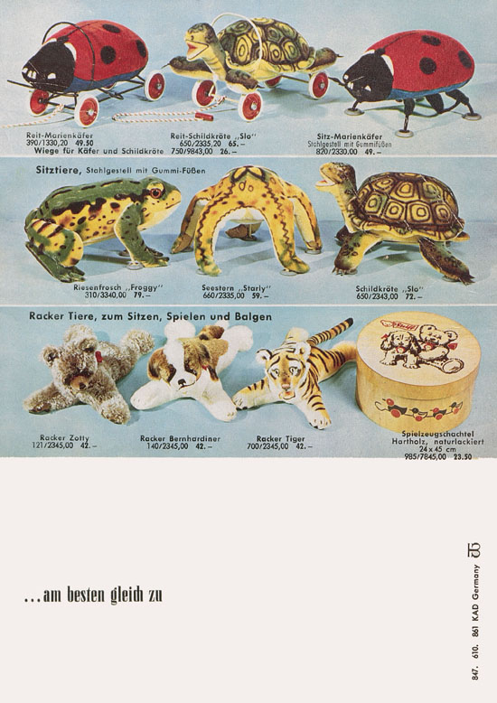Seite 16 Margarete Steiff Katalog 1961