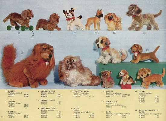 Seite 14 Margarete Steiff Katalog KAD 70 1970