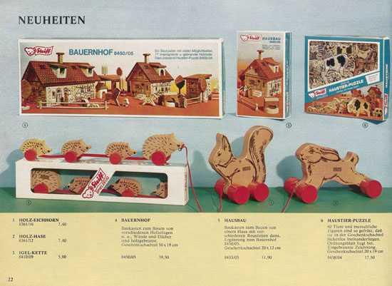 Seite 22 Margarete Steiff Katalog KAD 70 1970