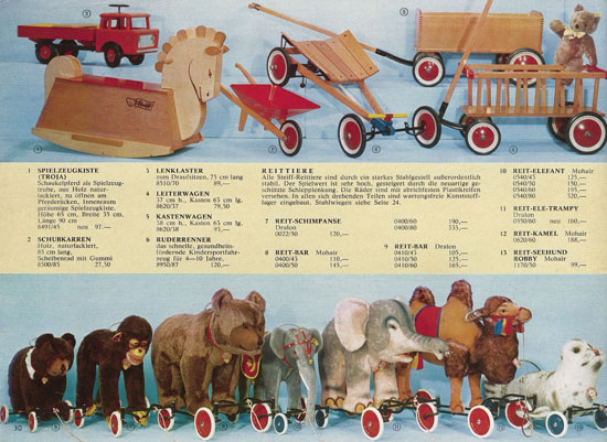 Seite 30 Margarete Steiff Katalog KAD 70 1970