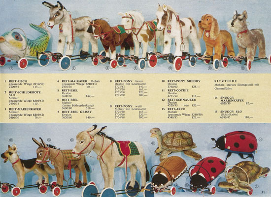 Seite 31 Margarete Steiff Katalog KAD 70 1970