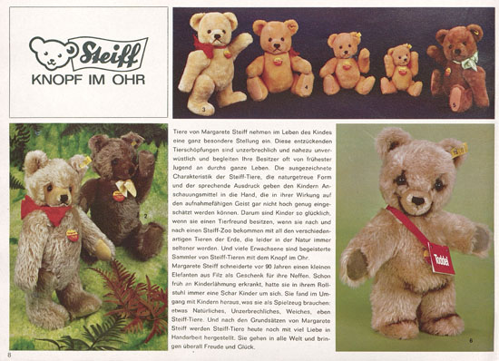 Margarete Steiff Katalog 1973