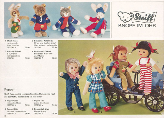 Margarete Steiff Katalog 1973