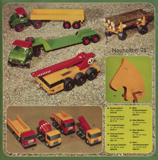 Seite 5 Margarete Steiff Katalog KD 75 1975