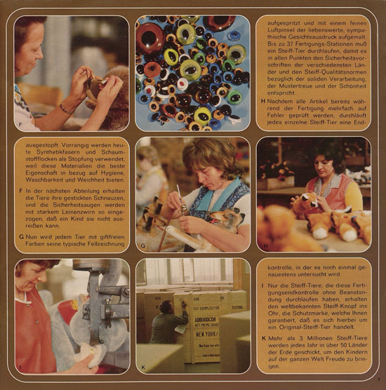 Seite 7 Margarete Steiff Katalog KD 75 1975