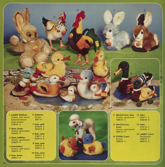 Seite 18 Margarete Steiff Katalog KD 75 1975